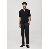 Rippstrick-Poloshirt Rippstrick-Poloshirt von mango man