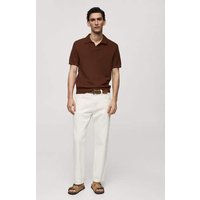Rippstrick-Poloshirt Rippstrick-Poloshirt von mango man