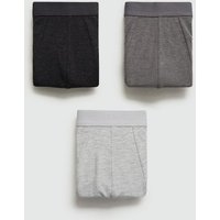 3er-Pack Boxershorts aus Baumwolle von mango man