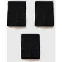 3er-Pack Schwarze Boxershorts aus Baumwolle von mango man