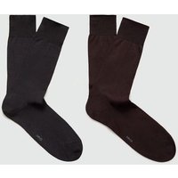 2er-Pack lange Baumwollsocken von mango man