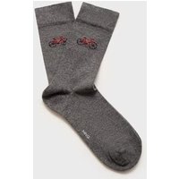 Baumwollsocken mit Fahrradmotiv von mango man