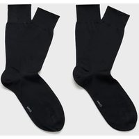 2er-Pack lange Baumwollsocken von mango man