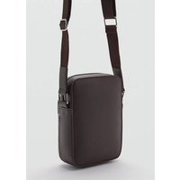 Schultertasche mit Narbenleder-Effekt Schultertasche mit Narbenleder-Effekt von mango man
