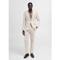 Slim-Fit-Anzughose aus 100 % Leinen von mango man