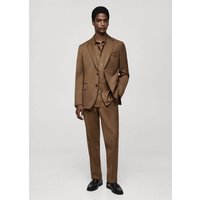 Slim-Fit-Anzughose aus 100 % Schurwolle von mango man