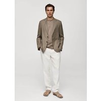 Slim Fit-Blazer aus 100 % Leinen von mango man