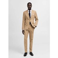 Slim Fit-Anzugjacke aus 100 % Leinen von mango man