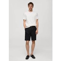 Slim-Fit-Bermudashorts aus 100 % Leinen von mango man