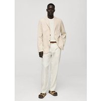 Slim Fit Blazer aus Leinen mit Baumwolle Slim Fit Blazer aus Leinen mit Baumwolle von mango man