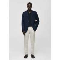 Slim Fit Blazer aus Leinen mit Baumwolle von mango man