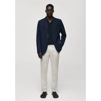 Slim Fit Blazer aus Leinen mit Baumwolle Slim Fit Blazer aus Leinen mit Baumwolle von mango man