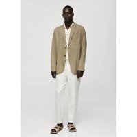 Slim Fit Blazer aus Leinen mit Baumwolle Slim Fit Blazer aus Leinen mit Baumwolle von mango man