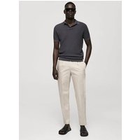 Slim Fit-Bundfaltenhose aus Baumwolle von mango man