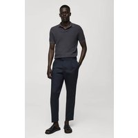 Slim Fit-Bundfaltenhose aus Baumwolle von mango man