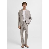 Slim Fit-Anzugblazer aus Leinengemisch Slim Fit-Anzugblazer aus Leinengemisch von mango man