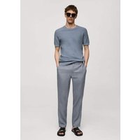 Slim Fit-Hose aus 100 % Leinen von mango man