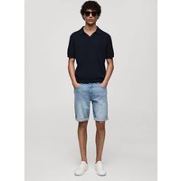 Slim Fit-Jeans-Bermudashorts von mango man