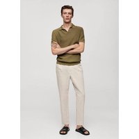 Slim Fit-Leinenhose mit Kordel von mango man