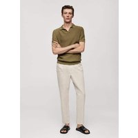 Slim Fit-Leinenhose mit Kordel von mango man