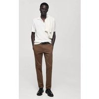 Slim Fit Twill-Chinohose von mango man