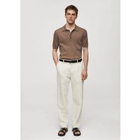 Strick-Poloshirt aus Baumwolle Strick-Poloshirt aus Baumwolle von mango man