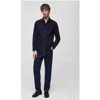 Strukturiertes Slim Fit-Baumwollhemd Strukturiertes Slim Fit-Baumwollhemd von mango man