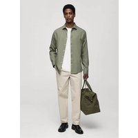 Strukturiertes Slim Fit-Baumwollhemd Strukturiertes Slim Fit-Baumwollhemd von mango man