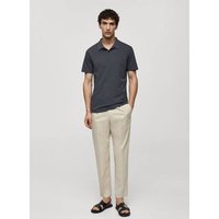 Strukturiertes Slim-Fit-Poloshirt aus Baumwoll-Piqué Strukturiertes Slim-Fit-Poloshirt aus Baumwoll-Piqué von mango man