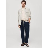Strukturiertes Strick-T-Shirt aus Baumwolle Strukturiertes Strick-T-Shirt aus Baumwolle von mango man