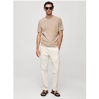 Strukturiertes Strick-T-Shirt Strukturiertes Strick-T-Shirt von mango man