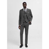 Slim-Fit-Anzugweste aus Stretch-Gewebe von mango man