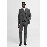 Slim-Fit-Anzugweste aus Stretch-Gewebe Slim-Fit-Anzugweste aus Stretch-Gewebe von mango man