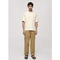 T-Shirt aus 100 % Baumwolle mit Tasche T-Shirt aus 100 % Baumwolle mit Tasche von mango man