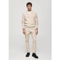 Tapered Crop-Baumwollhose Tapered Crop-Baumwollhose von mango man