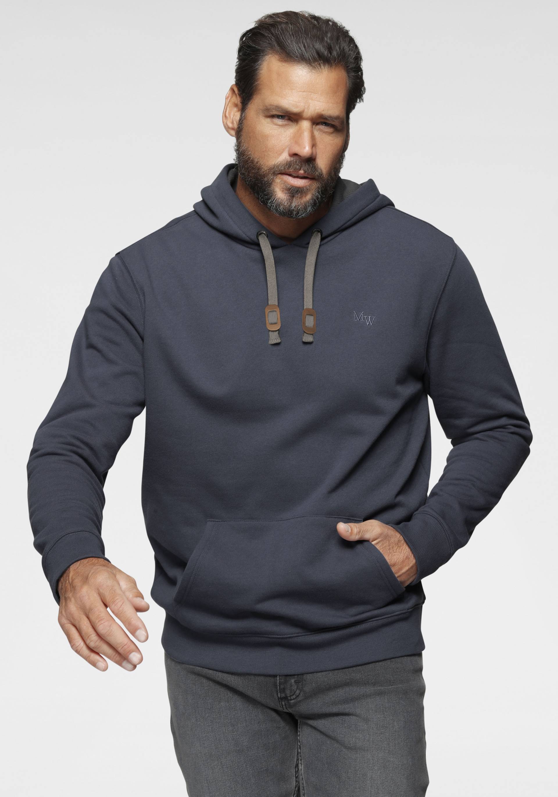 Man's World Kapuzensweatshirt, lange Ärmel, lockere Passform, unifarben, mit Kapuze Man's World Kapuzensweatshirt, lange Ärmel, lockere Passform, unifarben, mit Kapuze von mans world
