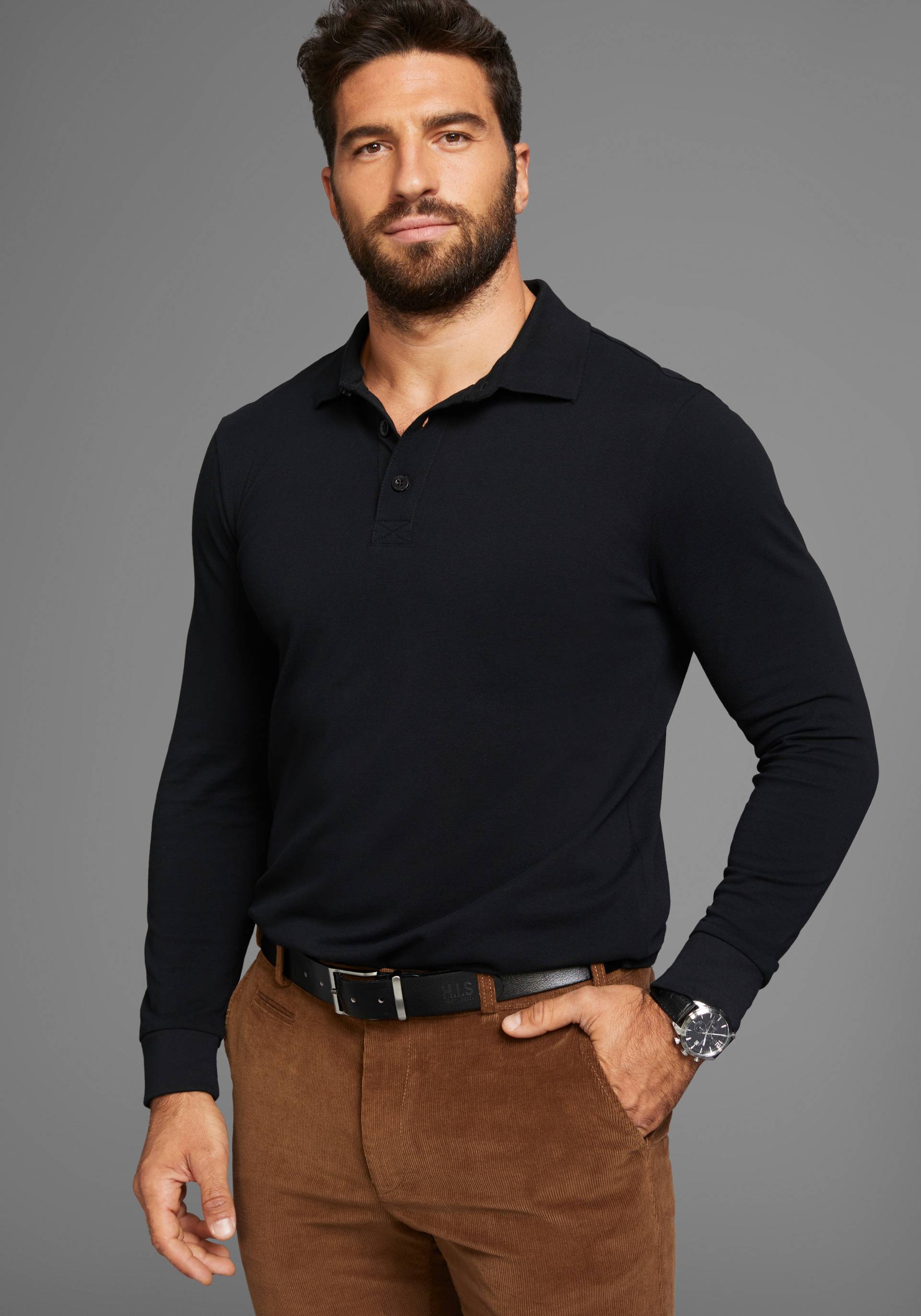 Man's World Poloshirt, in Pique´ Qualität Man's World Poloshirt, in Pique´ Qualität von mans world