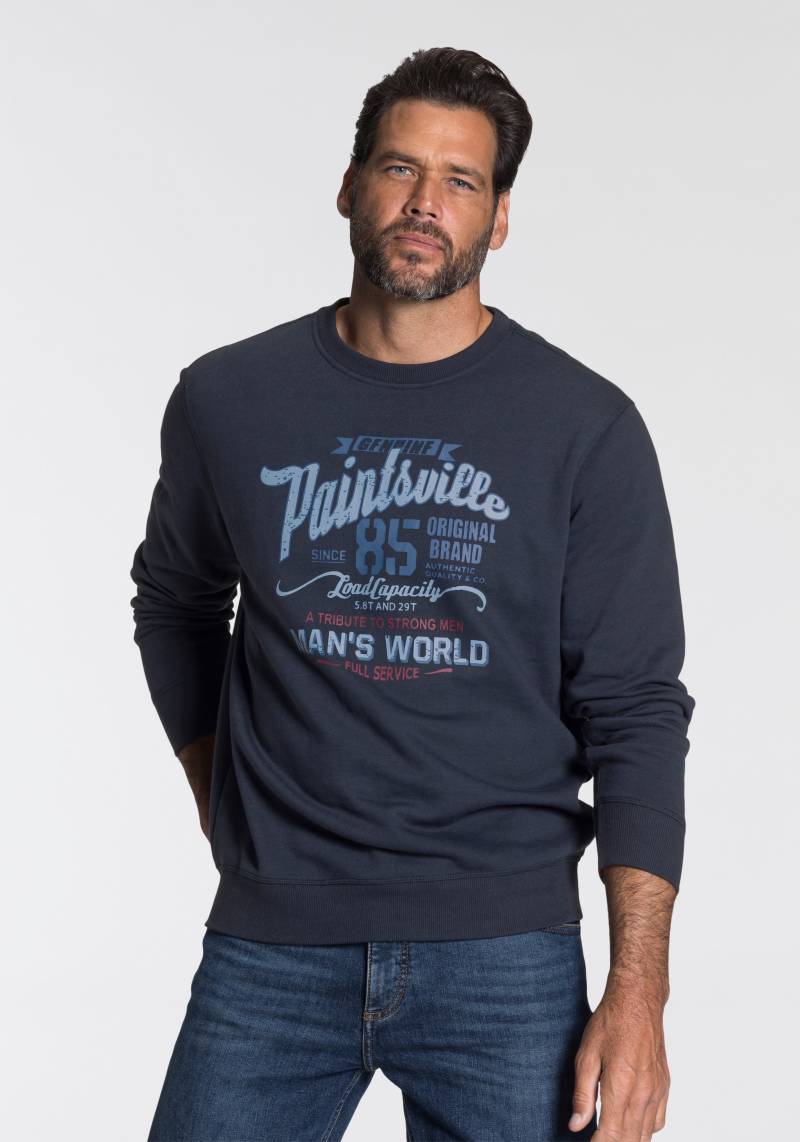 Man's World Sweatshirt, mit Brustprint von mans world