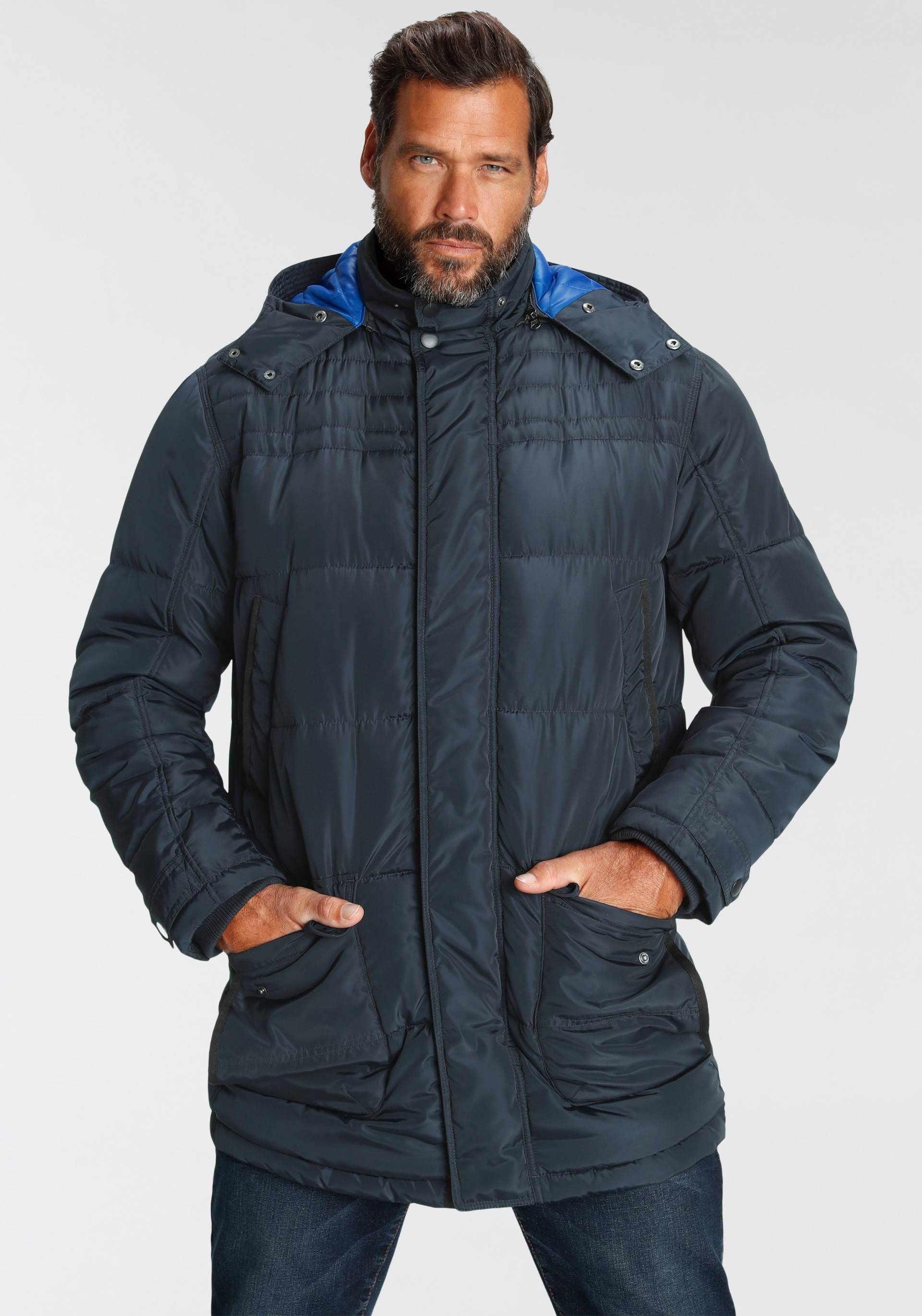 Man's World Winterjacke, mit Kapuze, mit abnehmbarer Kapuze Man's World Winterjacke, mit Kapuze, mit abnehmbarer Kapuze von mans world