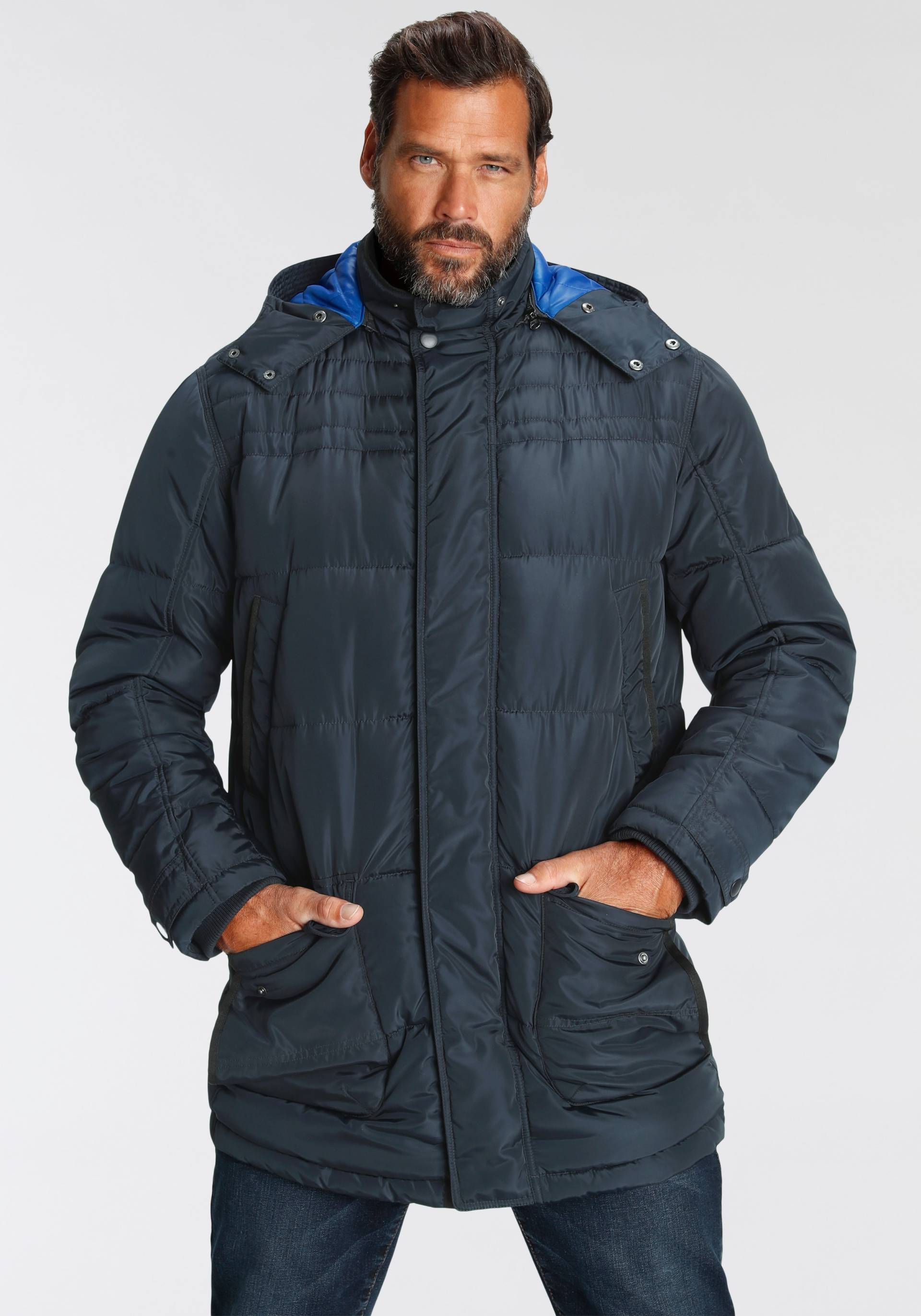 Man's World Winterjacke, mit Kapuze, mit abnehmbarer Kapuze von mans world