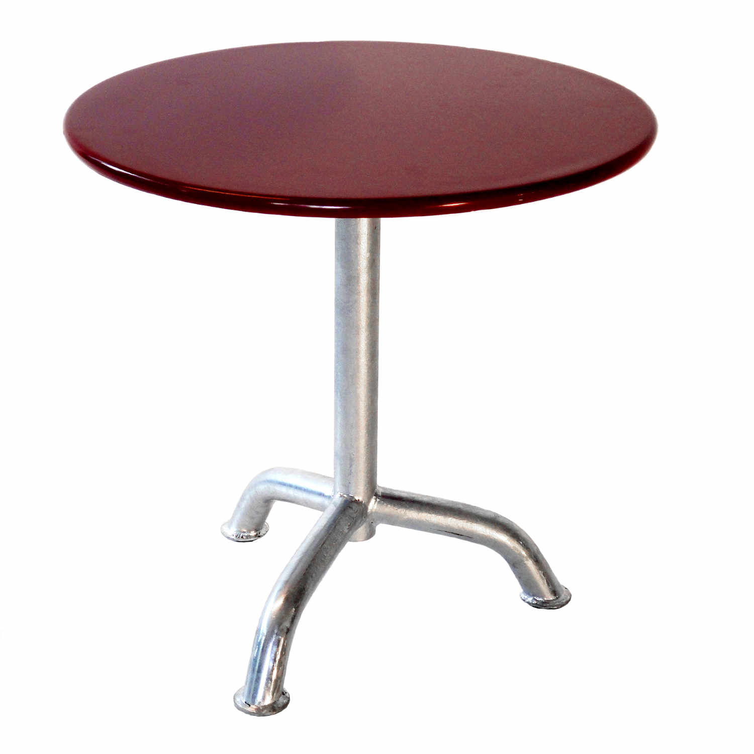 Bättig Clubtisch, Grösse l. 70 x b. 70 cm, Tischplatte ral 6009 tannengrün von manufakt