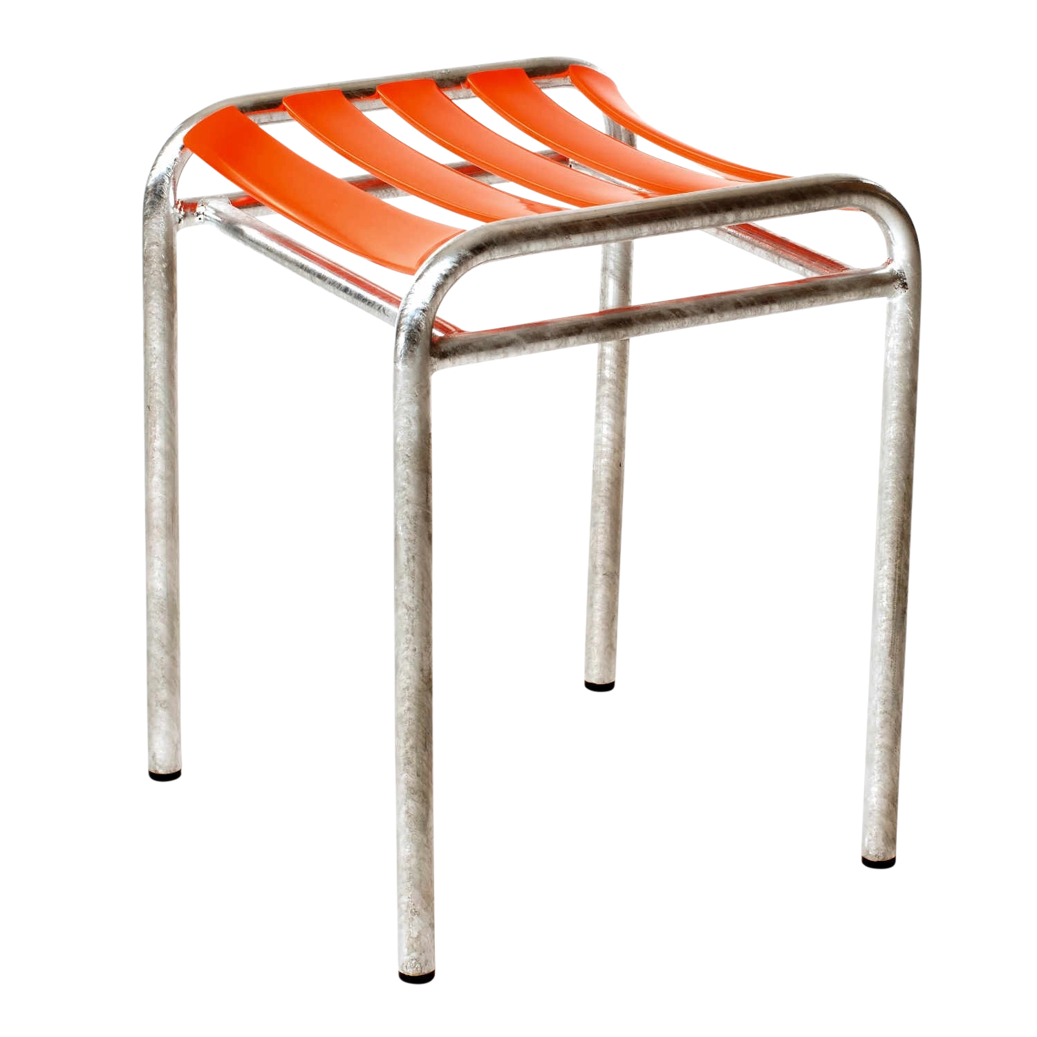 Bättig Modell 25 Hocker, Farbe ral 2009 orange von manufakt