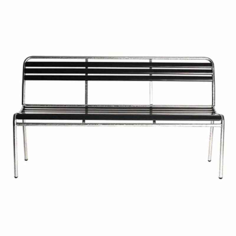 Bättig Modell 35 Bank, Grösse l. 210 cm, Farbe ral 6006 grauoliv von manufakt