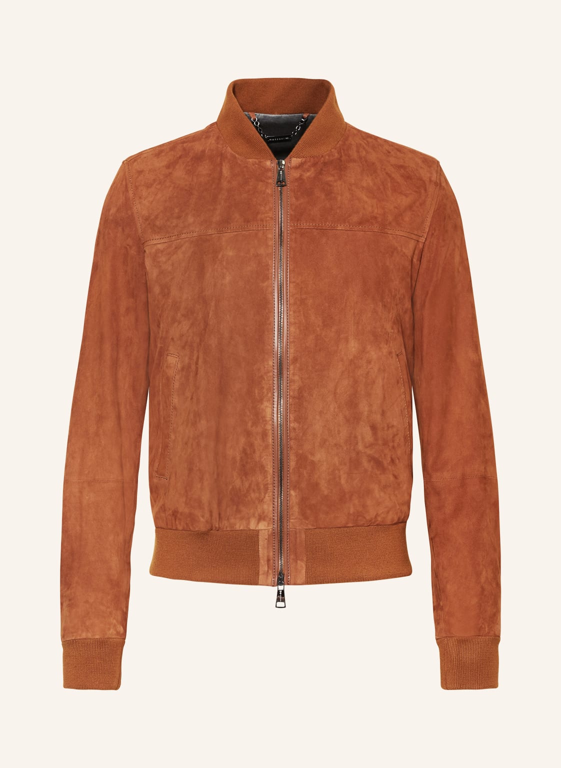 Manzoni 24 Lederblouson braun von manzoni 24