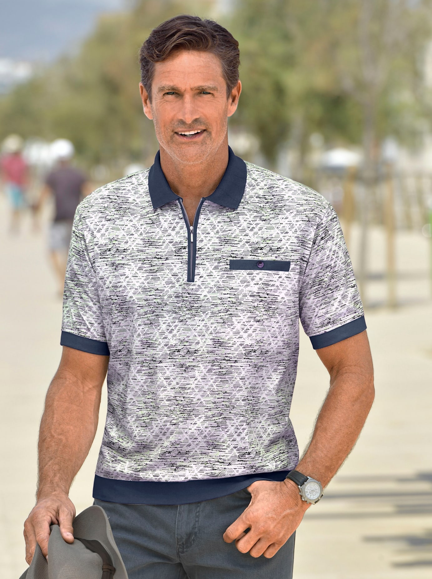 Marco Donati Poloshirt »Kurzarm-Poloshirt« von marco donati