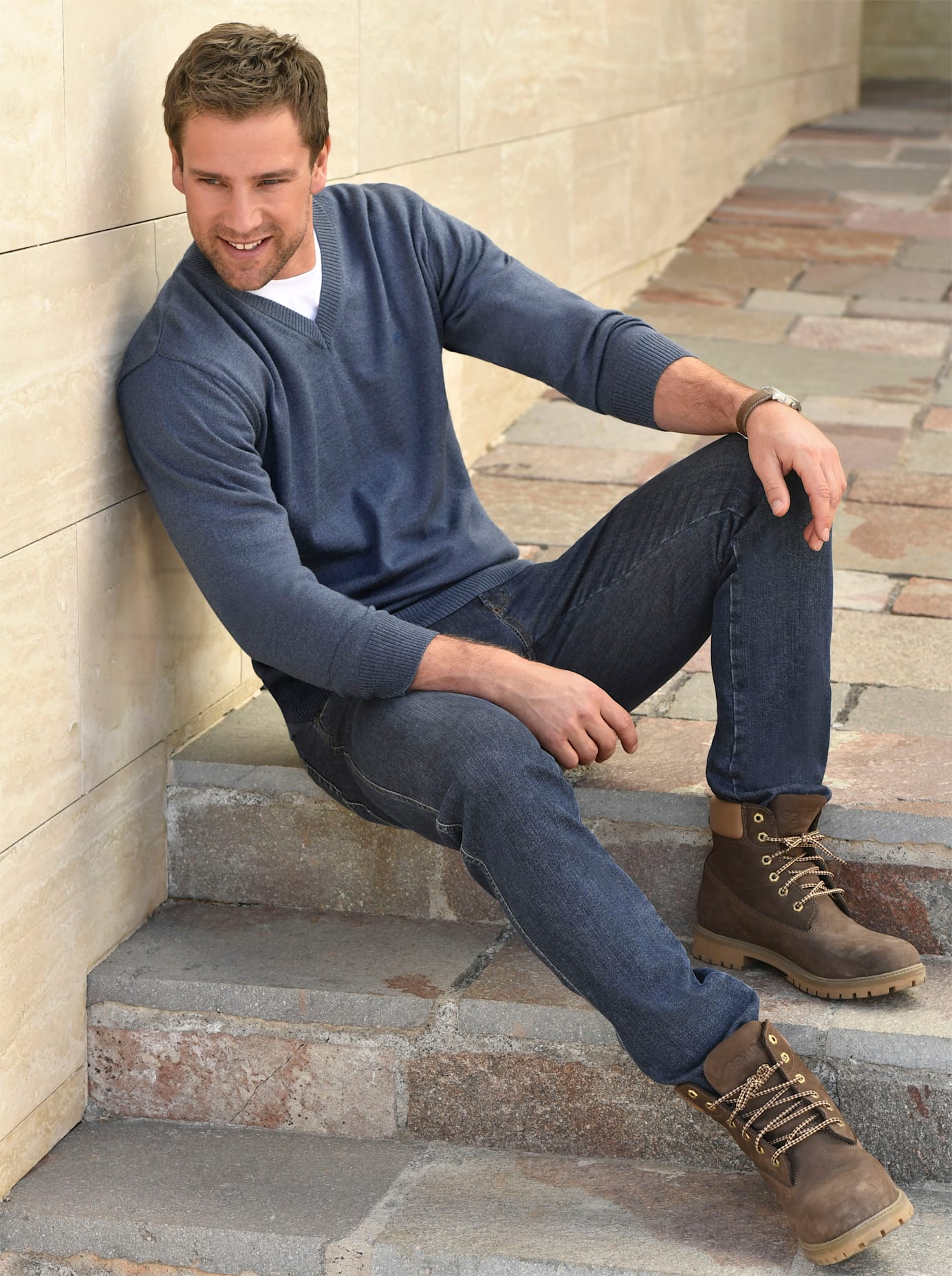 Marco Donati V-Ausschnitt-Pullover »V-Pullover« Marco Donati V-Ausschnitt-Pullover »V-Pullover« von marco donati