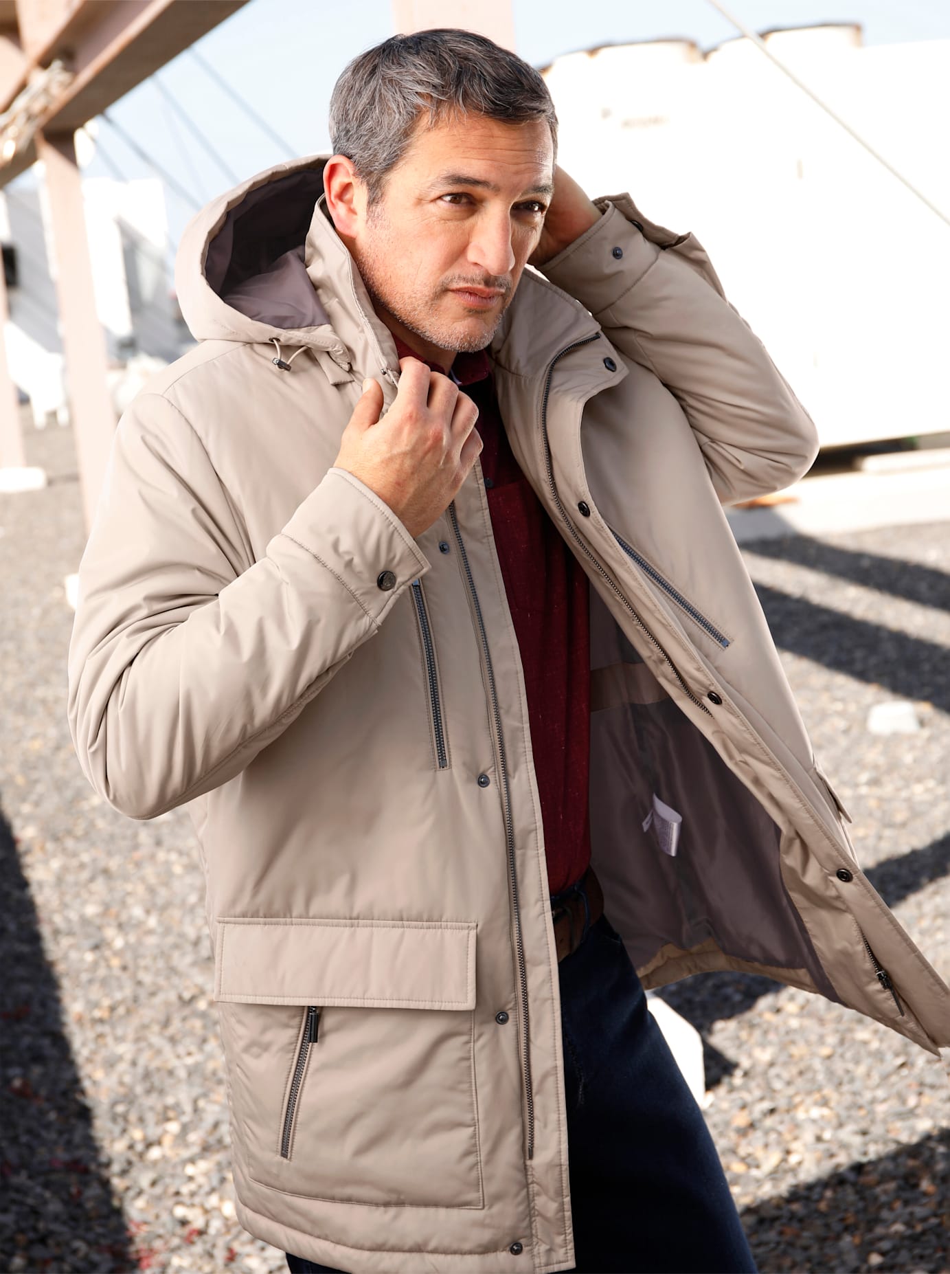 Marco Donati Funktionsjacke, mit Kapuze Marco Donati Funktionsjacke, mit Kapuze von marco donati
