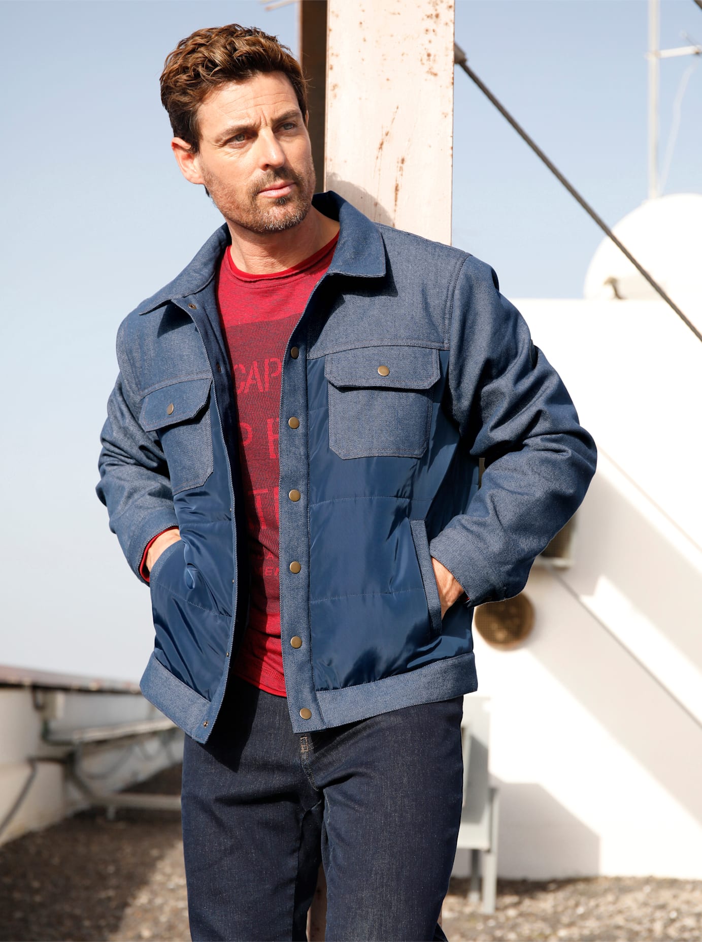Marco Donati Jeansjacke, ohne Kapuze Marco Donati Jeansjacke, ohne Kapuze von marco donati