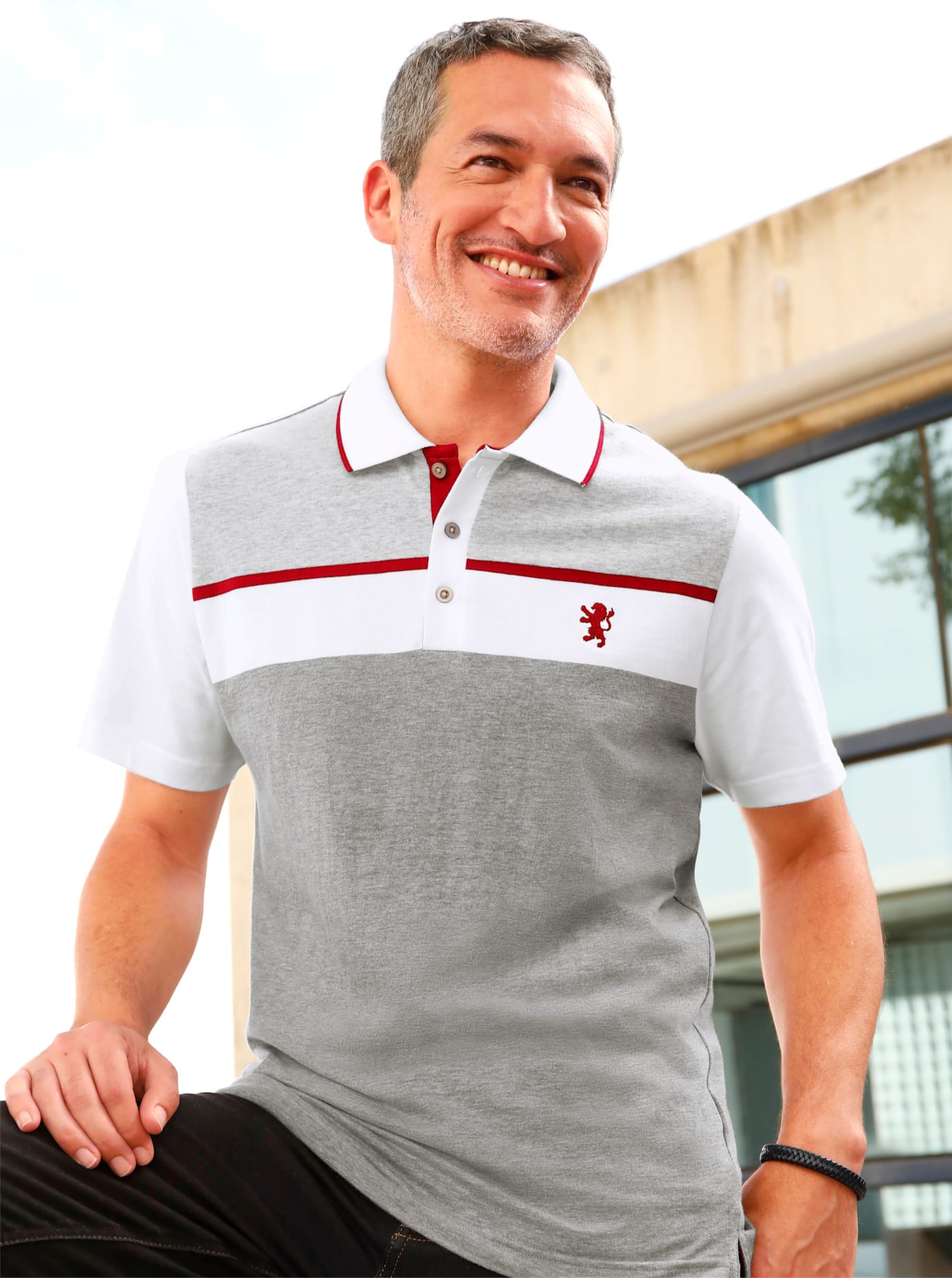 Marco Donati Kurzarmshirt »Kurzarm-Poloshirt« von marco donati