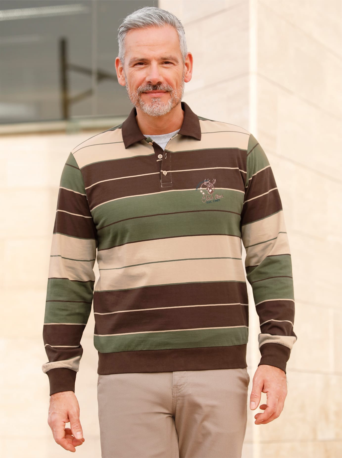 Marco Donati Poloshirt »Langarm-Poloshirt« Marco Donati Poloshirt »Langarm-Poloshirt« von marco donati